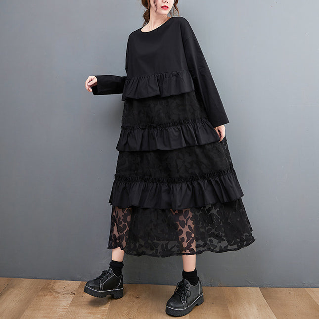 Patron de robe grande taille en maille