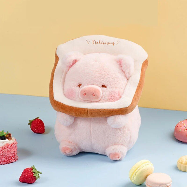 Kawaii Lulu Pig Bread Plush Toy - Adorable Stuffed Animals for Kids - Wnkrs