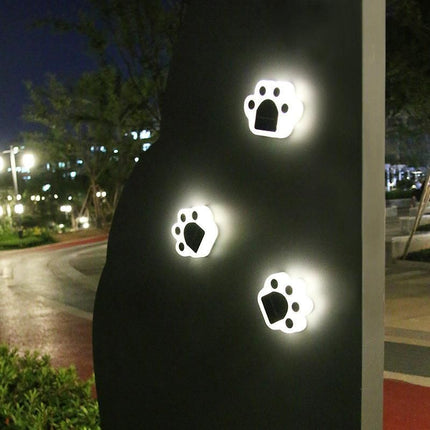 Solar Bear Paw LED Ground Lights - Wnkrs