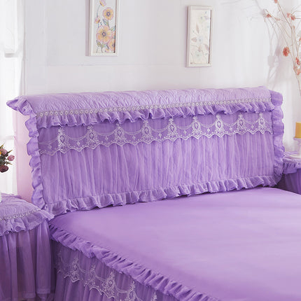 Korean Version Of The Princess Quilted Thickened Elastic All-inclusive Bed Cover Bed Head - Wnkrs