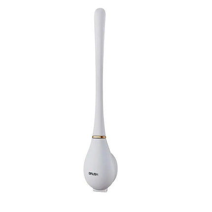 Efficient & Modern Long-Handled Silicone Toilet Brush with Holder - Wnkrs