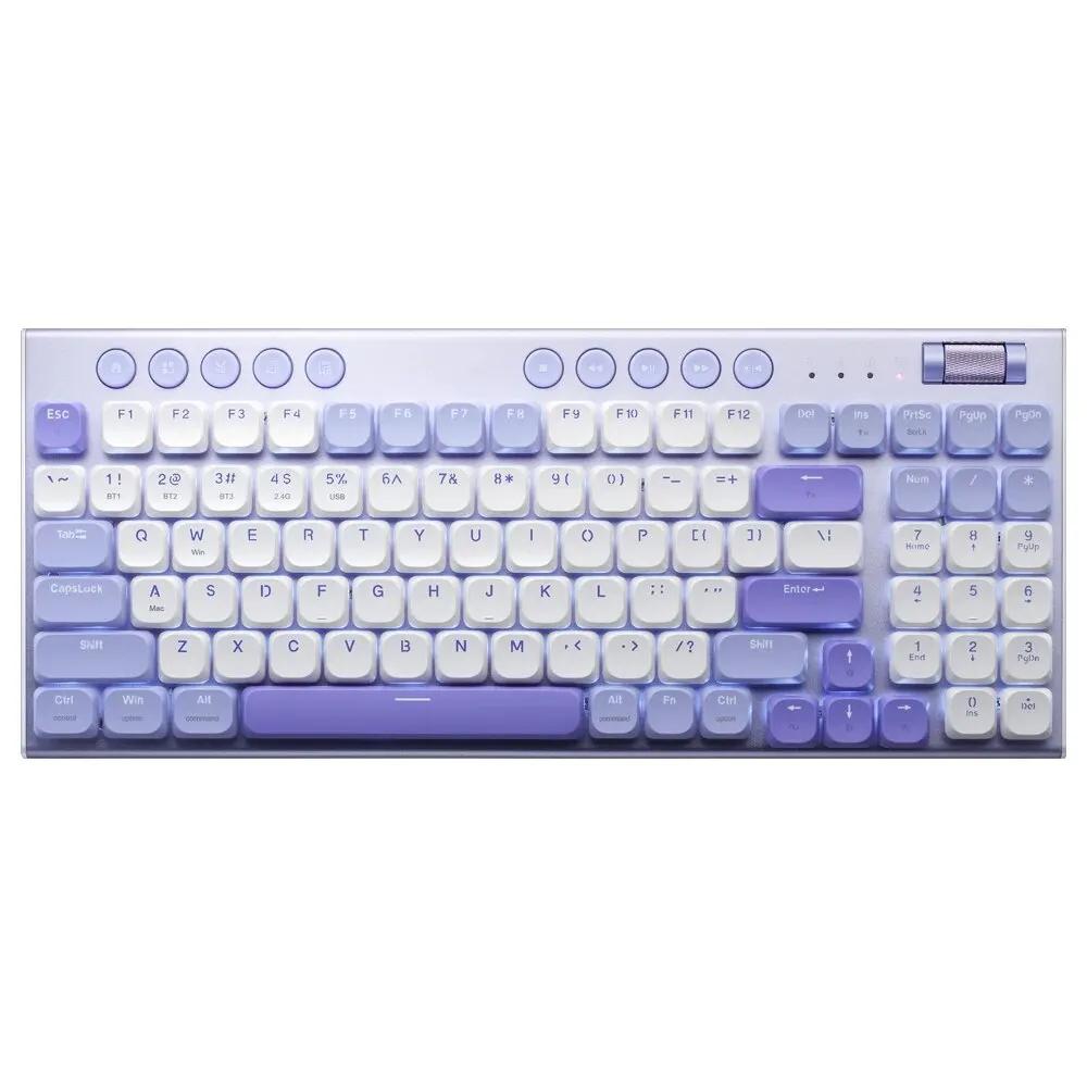 Wireless Mechanical Low-Profile Keyboard with 98 Keys