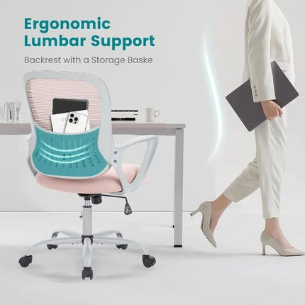 Mid Back Ergonomic Mesh Office Chair - Wnkrs