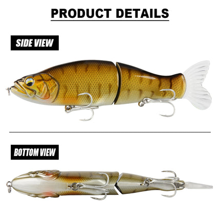 Jointed Hard Bait Swimbait Sinking Wobbler