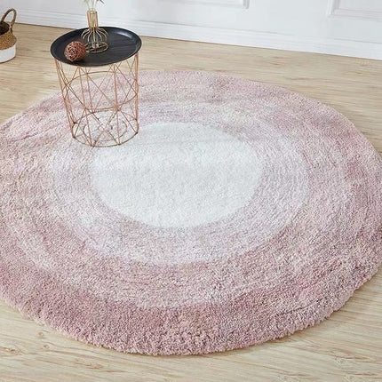 Round Thickened Carpet Bedroom Bedside Girl Simple And Dirty - Wnkrs