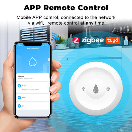 Detector de fugas de agua inteligente Zigbee