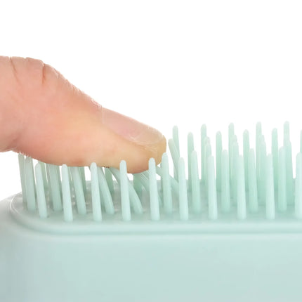 Brosse à cheveux de massage antistatique autonettoyante