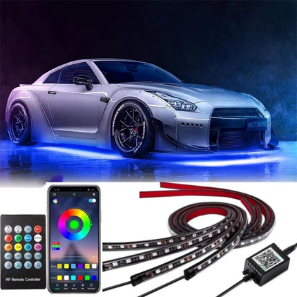 Kit de bandes lumineuses LED néon pour voiture