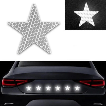 Star-Shaped Reflective Safety Stickers - Wnkrs