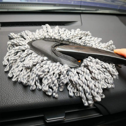 Compact Multi-Functional Car and Home Duster with Microfiber Head - Wnkrs