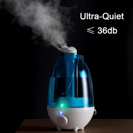 Humidificateur d'air domestique 4000 ml avec deux buses