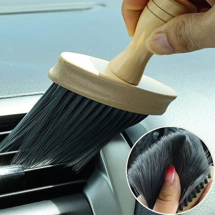 Compact Car Interior Soft Detail Brush for Dashboard & Air Outlets - Wnkrs