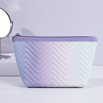 Bolsa de maquillaje de color degradado para mujer