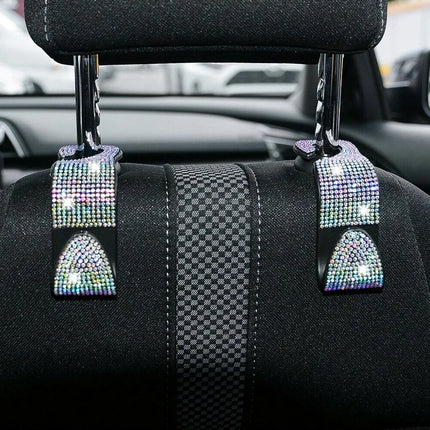 Crochet universel pour siège de voiture en forme de diamant