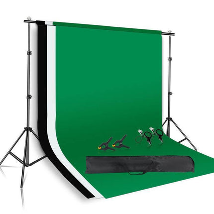 Adjustable Multi-Purpose Photography Background Stand Kit with Chroma Key Screen - Wnkrs