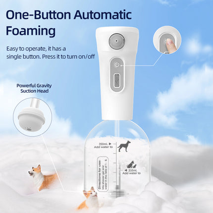 Distributeur automatique de savon et de shampoing pour animaux de compagnie