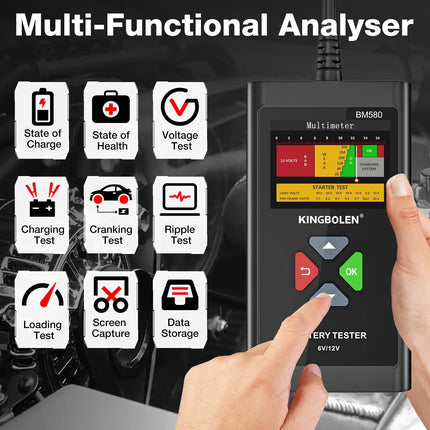 12V 6V Car Battery Tester - Wnkrs