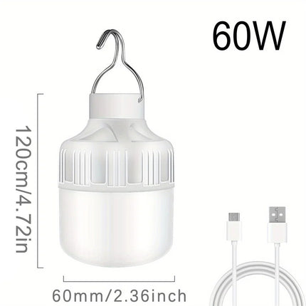 Luz LED para acampar recargable por USB