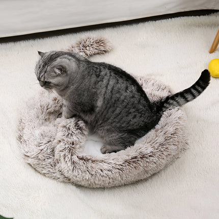 Sac de couchage en peluche pour animaux de compagnie - Matelas coupe-vent et confortable pour chats et petits chiens