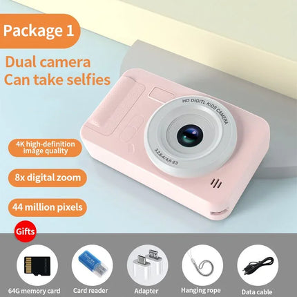 High-Definition 4K Digital Camera for Travel and Selfies