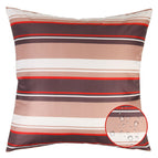 2pcs 18x18in / Stripe Brown