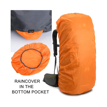 Mochila de senderismo impermeable de gran capacidad de 60 l para hombre