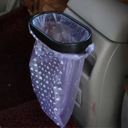 Compact Car Trash Can with Garbage Bag Bayonet - Wnkrs