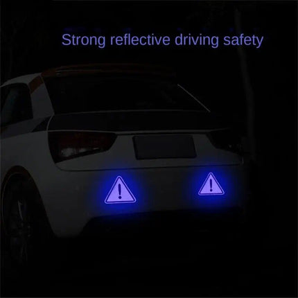 High-Visibility Reflective Safety Triangle Decal for Vehicles - Wnkrs