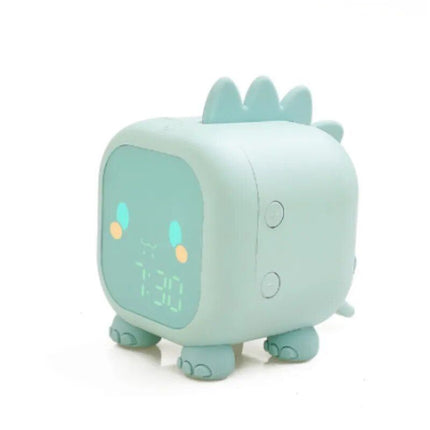 Dinosaur-Themed Kids' Alarm Clock with Voice Control and Night Light - Wnkrs