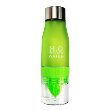 Bouteille d'eau portable avec infuseur de fruits de 650 ml