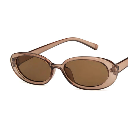 Vintage Cat Eye Oval Sunglasses for Women