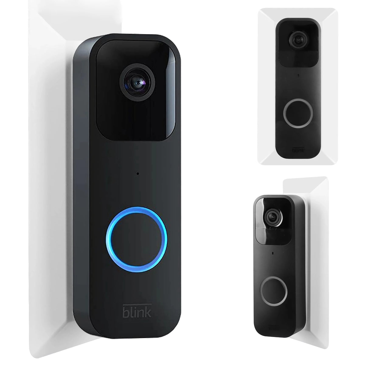 Adjustable Wall Plate for Video Doorbell with 35-Degree Angle