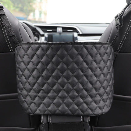 Luxury Crystal Rhinestone Car Seat Organizer with Multi-Pockets - Wnkrs