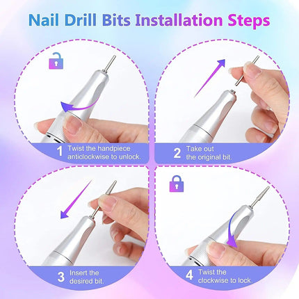 35000/40000RPM Electric Nail Drill Machine - Wnkrs