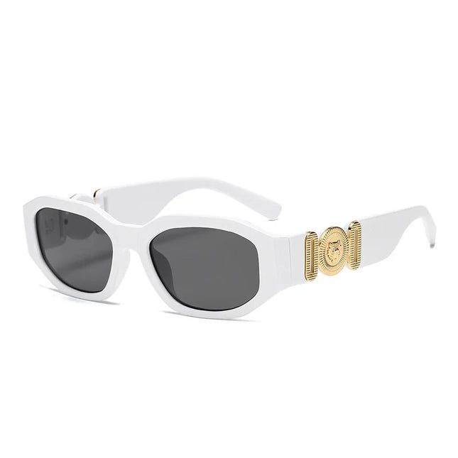 Lunettes de soleil rectangulaires élégantes et vintage