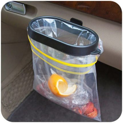 Compact Car Trash Can with Garbage Bag Bayonet - Wnkrs