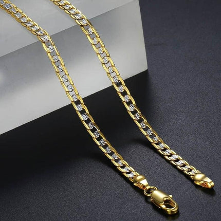 Trendy Unisex 4mm Cuban Link Chain Necklace - Wnkrs