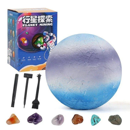 Solar System Gem Mining Kit: Children's Educational Archaeology Toy - Wnkrs