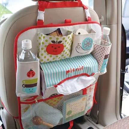 Large Car Seat Back Organizer for Kids - Wnkrs