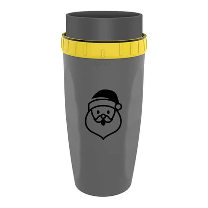 Twist & Sip Travel Mug: Non-Spill, Straw-Enabled, Double-Walled Portable Cup - Wnkrs