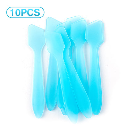 Lot de 10 mini spatules cosmétiques pour crèmes pour le visage et masques de maquillage