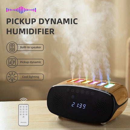 Humidificador de aire con 6 boquillas de pulverización y altavoz Bluetooth