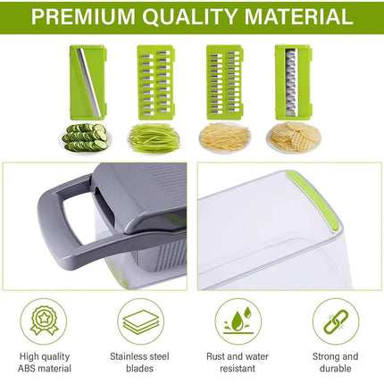 12 In 1 Manual Vegetable Chopper - Wnkrs