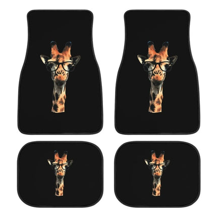 Giraffe Print Universal Car Floor Mats - Wnkrs