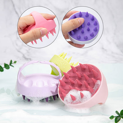 Brosse de massage du cuir chevelu en silicone