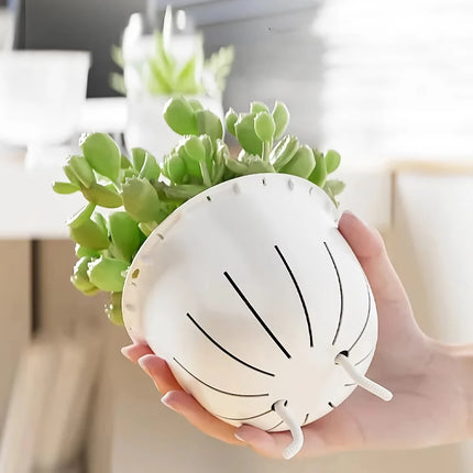 Self-Watering Decorative Flowerpot with Cotton Rope