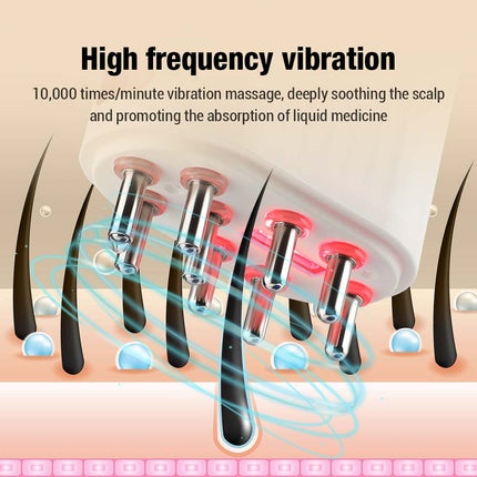 Peigne de massage à vibrations électriques