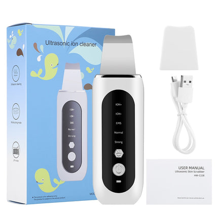 Ultrasonic Skin Scrubber: Deep Pore Cleanser & Blackhead Remover