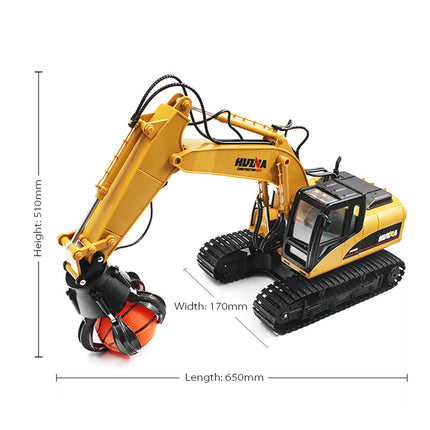 Excavadora 3 en 1 con recogedor de bolas de madera