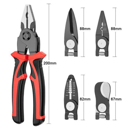 Multifunctional 5 in 1 Pliers Steel Wire Pliers - Wnkrs